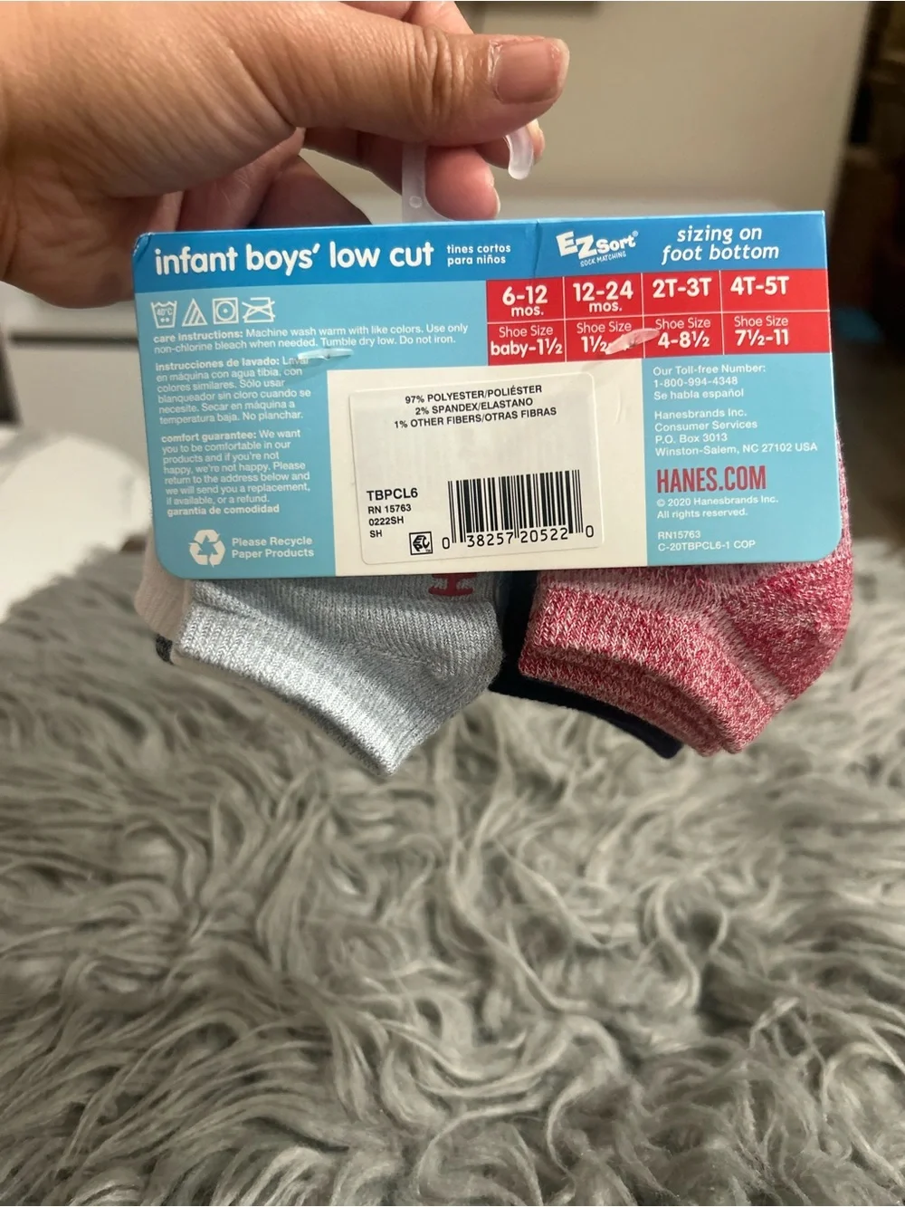 Hanes soft infant